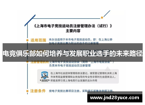 电竞俱乐部如何培养与发展职业选手的未来路径 电竞俱乐部如何培养与发展职业选手的未来路径